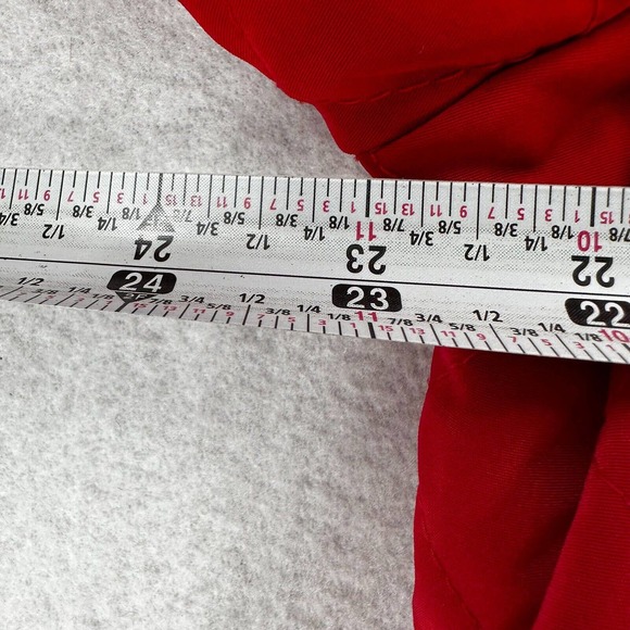 Susan‎ Graver Style Womens MEDIUM Jacket Red Quilted Frog Closure Chinese - Picture 12 of 13